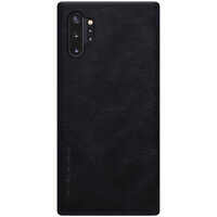 Bao da dành cho Samsung Galaxy Note 10 Plus, Samsung Galaxy Note 10 Plus 5G hiệu Nillkin Qin- Hàng chính hãng - đen
