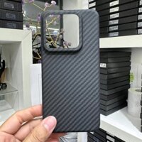 Bao Da Điện Thoại Bằng Sợi Carbon Siêu Mỏng Chống Trượt Cho xiaomi mi 14 / 14 pro real kevlar 1500d Ốp