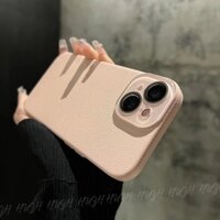 Bao Da Điện Thoại Chống Sốc Màu Trơn Cho iphone15 pro max 12 13 14 pro max Ốp