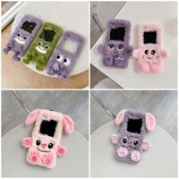 Bao Da Điện Thoại Chống Sốc Hình stitch 3d Cho samsung galaxy z flip3 flip4 flip5 Ốp