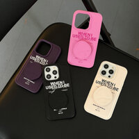 Bao Da Điện Thoại Có Giá Đỡ In Chữ Tiếng Anh Cho iphone 12 13 14 15 pro max 14 13 12 15 pro ipone 14 15 Ốp