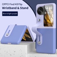 Bao Da Điện Thoại Cứng Nắp Lật Có Quai Cầm Tay Kiêm Giá Đỡ Cho oppo find n3 flip