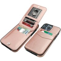 Bao Da Điện Thoại Dạng Ví Nắp Lật Nam Châm Làm Giá Đỡ Cho iPhone 14 13 Pro Max 12 14 Pro Max
