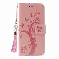 Bao da điện thoại dạng ví nắp gập in hình DP34F cho Xiaomi Poco X3 Nfc A3 Redmi Note 8T 8 7 Redmi 9 9A K20 Pro 10X 4G - Rose Gold,For Xiaomi Note 10