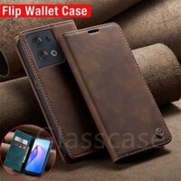 Bao Da Điện Thoại Dạng Ví Nắp Lật Có Ngăn Đựng Thẻ Và Giá Đỡ Chống Sốc Cho Oppo Reno8 Reno 8 5G Ốp