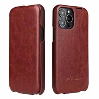 Bao Da Điện Thoại Nắp Gập Dọc Phong Cách Retro Sang Trọng Cho iPhone 15 13 14 12 Mini 11 Pro Max