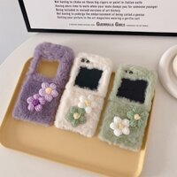 Bao Da Điện Thoại Nắp Gập In Họa Tiết Hoa Thời Trang Dành Cho samsung galaxy z flip5 z flip5 z 5 Ốp