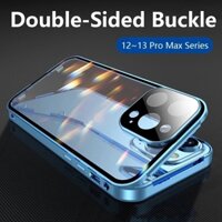Bao Da Điện Thoại Nắp Gập Từ Tính Bảo Vệ 360 Độ Cho iphone 14 13 12 11 pro max plus Ốp