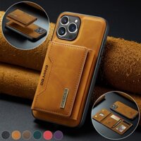 Bao Da Điện Thoại Nắp Gập Từ Tính Tích Hợp Ví Đựng Thẻ Có Thể Tháo Rời Cho iphone 15 pro max 14 plus 13 mini 12 11 xs xr 7 8