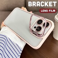 Bao Da Điện Thoại Nắp Gập Trong Suốt Chống Sốc Bảo Vệ Ống Kính Máy Ảnh Cho iphone 11 12 13 14 15 pro max 14 15 plus Ốp