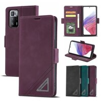 Bao Da Điện Thoại Nắp Lật Có Khóa Cài Và Ngăn Đựng Thẻ Cho Redmi 10 A C Note 11 S E 10 Pro Max Xiaomi POCO X3 X4 M3 M4 Pro Vỏ