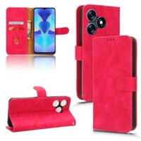 Bao Da Điện Thoại Nắp Lật Kiêm Giá Đỡ Chống Trượt Chống Rơi Kiểu Retro Cho Tecno Spark 10 Spark10 KI5q