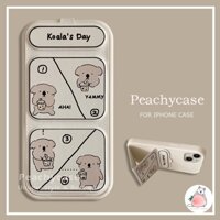 Bao Da Điện Thoại tpu Nắp Gập Từ Tính Chống Sốc / Bụi Hình Gấu koala Dễ Thương Cho iphone 15 14 13 12 pro max 11 15pro Ốp