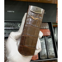 Bao Da Điện Thoại Vertu Signature S // Da cá sấu