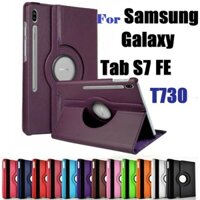 Bao Da Điện Thoại Xoay 360 Độ°Bao Da Máy Tính Bảng Có Thể Xoay Cho Samsung Galaxy Tab S7 fe 12.4 '' T730