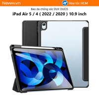 Bao da Dux Ducis iPad Air 5 / 4 ( 2022 / 2020 ) 10.9 inch viền TPU chống sốc, mặt lưng trong