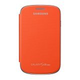 Bao da Flip Cover Samsung Galaxy S3 mini (Vàng cam)