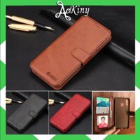 Bao da gập nắp ốp Samsung A30/A20/A20s, thiết kế chất da mịn, mềm, có kèm ví kẹp tiền