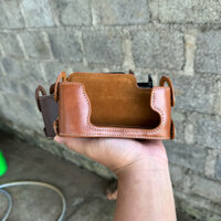 Bao da halfcase Fujifilm XE1, XE2, XE2s - có nắp lưng che LCD