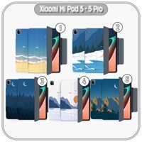 Bao da hít hình cho Xiaomi Mi Pad 5 - 5 Pro không viền, tự động khóa màn hình (1-5)