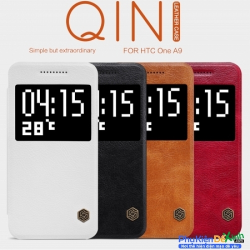 Bao da HTC One A9 Nillkin QIN chính hãng