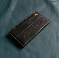 Bao da ionecase Blackberry DTEK50 Leather made in việt nam màu đen