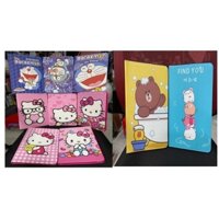 Bao da IPad Air 1/ 2 ; IPad 5 6 7 8 9  ( 9.7 inch) hình kitty ; Doremon ; gấu dễ thương