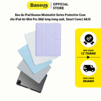 Bao da iPad Baseus Minimalist Series Protective Case cho iPad Air Mini Pro (Mặt lưng trong suốt, Smart Cover) ARJS