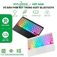 Bao da ipad Goojodoq Đèn Nền Bàn Phím Cho Ốp Lưng Có Bàn Di Chuột Bút Chì 9/8/7th Gen Air 4/5 Pro 11 Bảo hành chính hãng