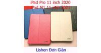 Bao Da iPad Pro 11 inch 2020/Pro M1 2021 Hiệu Lishen Màu Trơn Đơn Giản