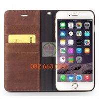 Bao da iphone 6 6s plus (6+ 6s+) 7 8 plus (7+ 8+) x xr xs max 11 pro cao cấp, có ngăn đựng thẻ, gập chống xem phim