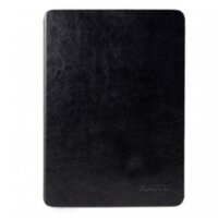 Bao da Kaku hỗ trợ smart cover cho iPad Air  Air2  Pro 9.7  iPad 9.7 2017  iPad 9.7 2018 - Đen - Hàng Nhập Khẩu