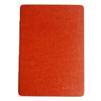 Bao da Kaku hỗ trợ smart cover cho iPad Air  Air2  Pro 9.7  iPad 9.7 2017  iPad 9.7 2018 - Nâu - Hàng Nhập Khẩu
