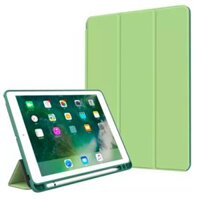 Bao Da KAKU TPU MINGYA SERIES Cho iPad Mini 12345 Có Smart Cover Và Khe Đựng Bút Cảm Ứng - Hàng Nhập Khẩu - Xanh lá nhạt
