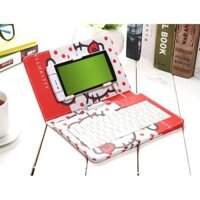 Bao Da Kèm Bàn Phím Cho Smartphone Hello kitty