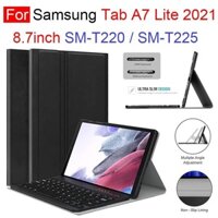 Bao da kèm bàn phím rời cho Samsung Galaxy Tab A7 Lite 8.7inch SM-T225, T220 kết nối Bluetooth siêu nhanh