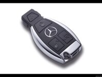 Bao da kèm móc khoá Thông Smart key Mercedes 3 nút