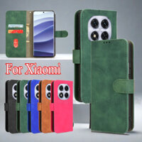 Bao Da Lật Cho Xiaomi POCOX7 Poco X7 Pro 5G Ốp Điện Thoại Đứng Ví Từ Tính Vỏ Chống Sốc Chống Rơi Redmi Note 14 Pro + Plus 4G 2025
