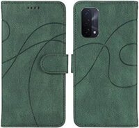 Bao da lật điện thoại Oppo A93 5G đa chức năng Xanh lục