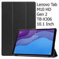 Bao Da Lenovo Tab M10 HD Gen 2 TB-X306 10.1 Inch Cover Dành Cho Máy Tính Bảng Hỗ Trợ Smart Cover