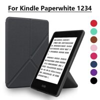 Bao Da Máy Đọc Sách PU Siêu Nhẹ Có Thể Gập Lại Cho Amazon Kindle Paperwhite 4 10th Generation 2018 Kindle Paperwhite 1 / 2 / 3 2012 2013 2015 2016