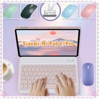 Bao Da Máy Tính Bảng + Bàn Phím Bluetooth Không Dây + Chuột Nam Châm Tháo Rời Được Cho Xiaomi Mi Pad 6 / Xiaomi Mi Pad 6 Pro 11 inch 2023