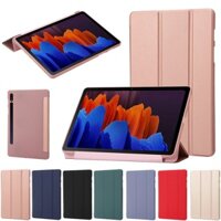 Bao Da Máy Tính Bảng Bằng Silicon Mềm Có Giá Đỡ Cho samsung galaxy tab s9 + 12.4 sm-Px810 Smx816B sm-J818U Ốp