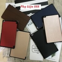 Bao da máy tính bảng - Bao da máy tính bảng Lenovo Tab 4 8.0 TB - 8504F/X gấp 3 khúc lưng cứng có nam châm