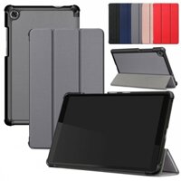 Bao da máy tính bảng - Bao da Lenovo Tab M8 TB-8505X gấp 3 khúc lưng cứng có nam châm