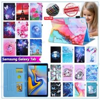 Bao Da Máy Tính Bảng Chống Sốc In Hình Hoa/Mèo/Ngựa Một Sừng Thời Trang Cho Samsung Galaxy Tab A 8.0 SM-P200 P205 2019