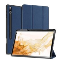 Bao Da Máy Tính Bảng Dux Ducis Nắp Lật Chống Sốc Có Ngăn Đựng Bút Cho Samsung Galaxy Tab S8 Ultra/S8 Plus