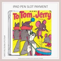 Bao Da Máy Tính Bảng Hình Tom Và Jerry Cho iPad 10.2 Gen 7 / 8 / 9 Air 4 / 5 Mini 4 / 5 / 6 iPad 2022 Pro 11 Gen 10 Air 1 / 2 Gen 5 / 6