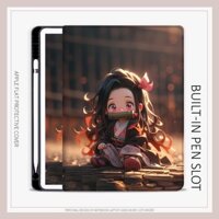 Bao Da Máy Tính Bảng Hình Demon Slayer Cho iPad mini1 / 2 / 3 / 4 / 5 / 6 air4 / 5 iPad 10.2 gen7 / 8 / 9 2022 pro11 gen10 iPad gen5 / 6 air7  gen11 mini7