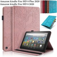 Bao Da Máy Tính Bảng Họa Tiết Cây 3D Cho Amazon kindle Fire HD 8 2020 hd8 HD 8 Plus 2020